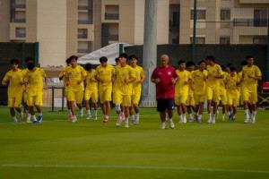 منتخب الناشئين يختتم تحضيراته لمواجهة الإمارات في كأس آسيا