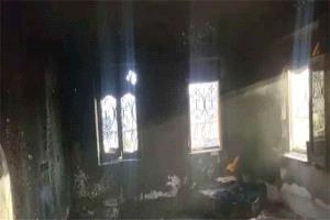 إحراق منزل ضابط مناهض للحوثيين في صنعاء يثير غضبًا واستنكارًا واسعًا