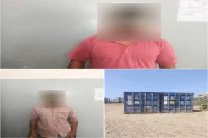 شرطة العريش تضبط حاويتين مسروقتين وتلقي القبض على متهمين