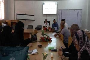 كلية الصيدلة بجامعة عدن تنظم ورشة لتطوير أساليب التقويم الأكاديمي وفق مخرجات التعلم