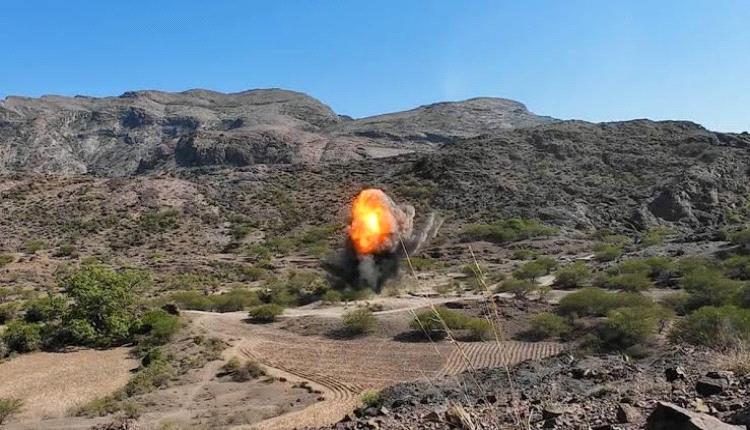 إتلاف 299 قطعة من مخلفات الحرب في الضالع.. وتطهير 30 ألف متر بميدي