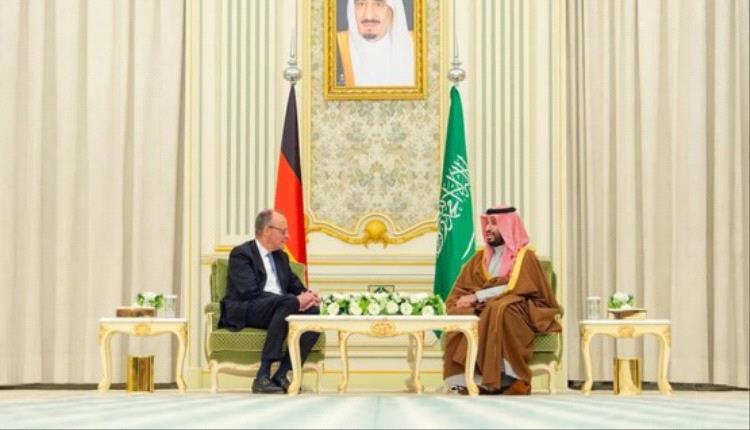 ميرتس يدين الهجوم الحوثي على مطار الرياض خلال اتصال بمحمد بن سلمان