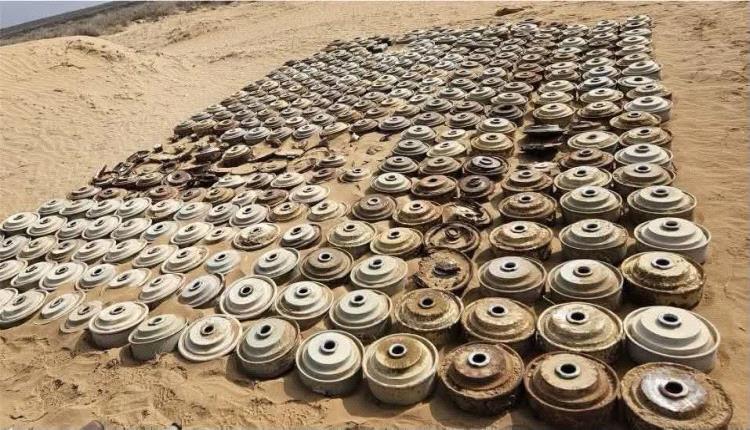 في إنجاز إنساني جديد.. "مسام" يطهر اليمن من 1200 لغم حوثي خلال 7 أيام