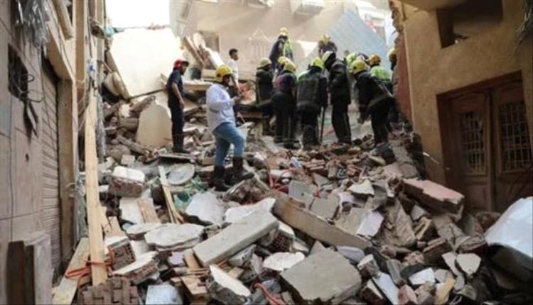 انهيار عقار بحدائق القبة يودي بحياة 6 أشخاص ويصيب 7 آخرين