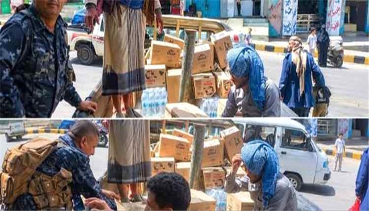شرعب السلام تسيّر قافلة دعم للمقاتلين في جبهة الأربعين بتعز