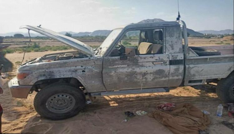 شهيدان و4 جرحى من قوات العمالقة بانفجار عبوة ناسفة في شبوة