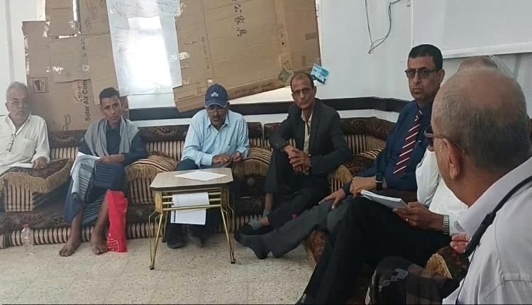 لحج: تحرك ميداني لحصر نازحي الصبيحة وتحديد احتياجاتهم العاجلة