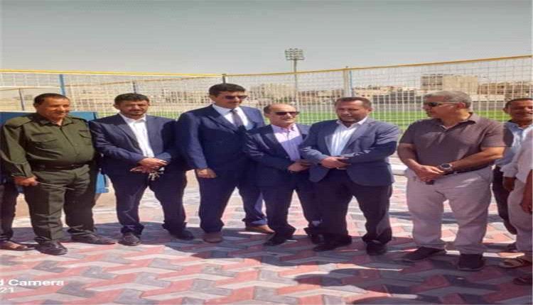 وكيل وزارة الشباب والرياضة يشارك في افتتاح ملعب نادي النصر بدار سعد