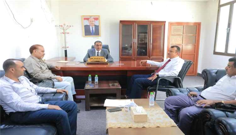 نائب وزير التعليم الفني يناقش تحديات المؤسسات التعليمية والتدريبية في الضالع