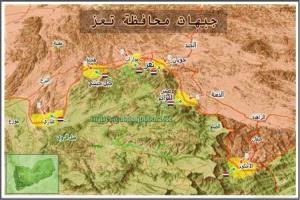 6 غارات جوية ومعارك عنيفة في عدة جبهات بمحافظة تعز
