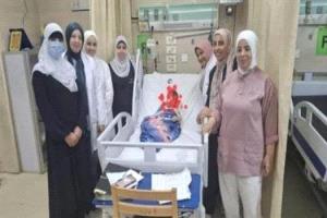 منظار الشعب الهوائية ينقذ رضيعًا من انسداد مجرى التنفس بمستشفى دمياط العام