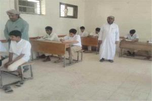 انطلاق اختبارات الشهر الأول وطباعة الكتب الناقصة بمدرسة بحيرة للتعليم الأساسي في شبام حضرموت