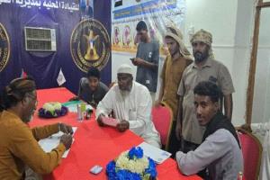 انتقالي السوم يواصل تسجيل المواطنين والشباب في التعبئة الشعبية للدفاع عن الجنوب