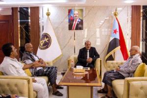 هرهرة ومهدي يبحثان مستجدات الأوضاع في الضالع والتطورات الميدانية بالمضاربة