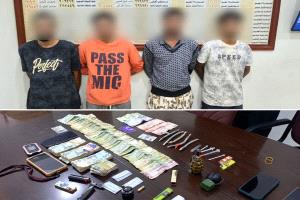 الحشيش وقنابل في قبضة الأمن.. الإطاحة بـ 4 مروجين في قلب عدن