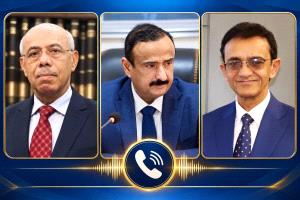 المحافظ بن الوزير يتبادل التعازي مع اللواء بن رشيد  والشيخ بن زبع ويثمّن مواقفهما الداعمة والمساندة