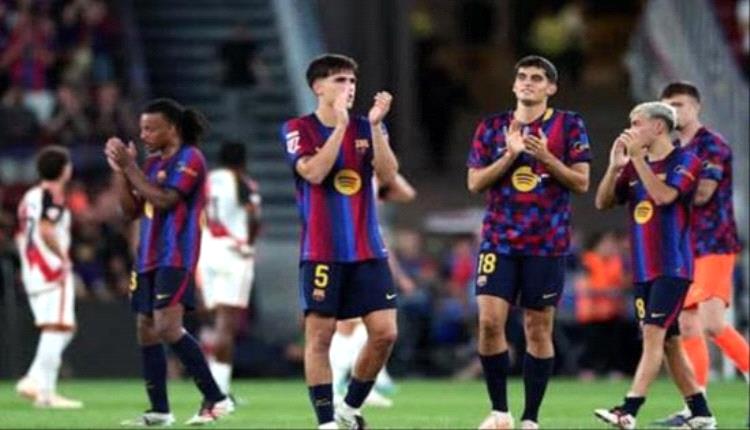 برشلونة يضرب رايو فاليكانو بخماسية ويعتلي صدارة الليغا