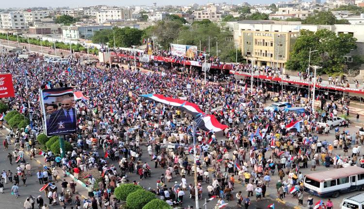 مليونية الجيش الجنوبي تؤكد التمسك بالقوات الجنوبية واستعادة الدولة