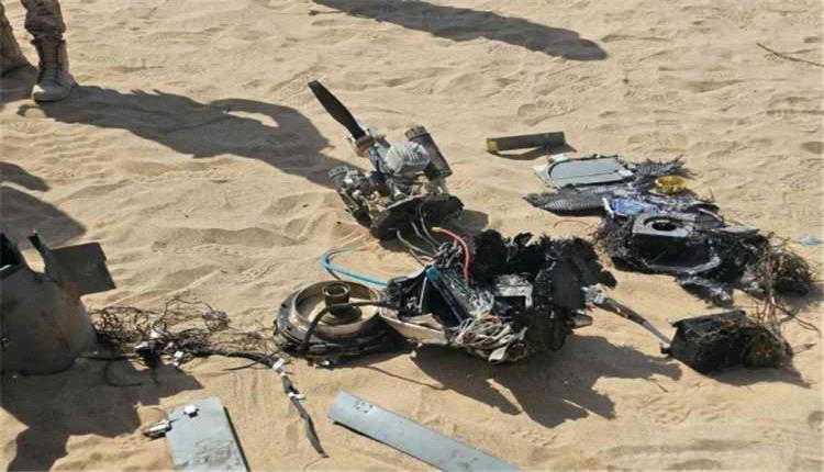 إسقاط مسيّرات  مليشيا حوثية في جبهتي الجوف وتعز
