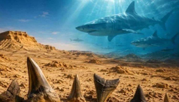 اكتشاف أحافير لـ7 أنواع من أسماك القرش في صحراء مصر