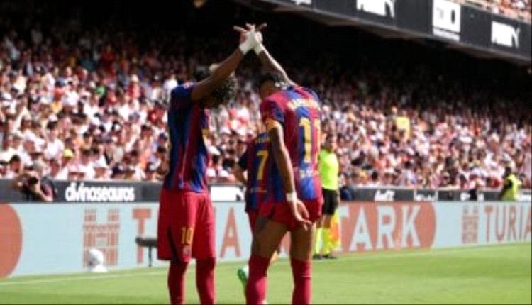 برشلونة يواصل انطلاقته القوية ويهزم فالنسيا بخماسية