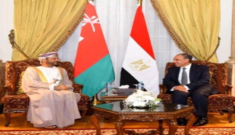 مصر وعُمان تبحثان تهدئة التوتر الإقليمي وحماية الملاحة