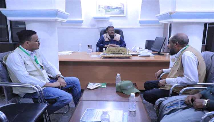 مدير عام تريم يبحث مع فريق مشروع سلاسل القيمة الزراعية التدخلات التنموية المقبلة