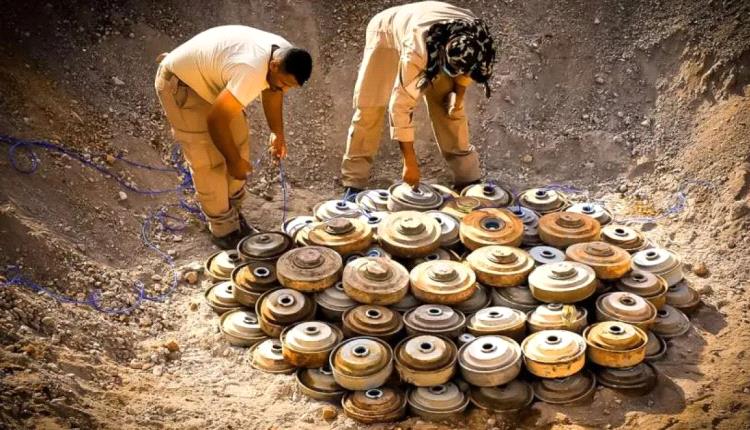 مسام ينزع 863 لغماً وعبوة ناسفة من مخلفات الحرب في اليمن خلال أسبوع