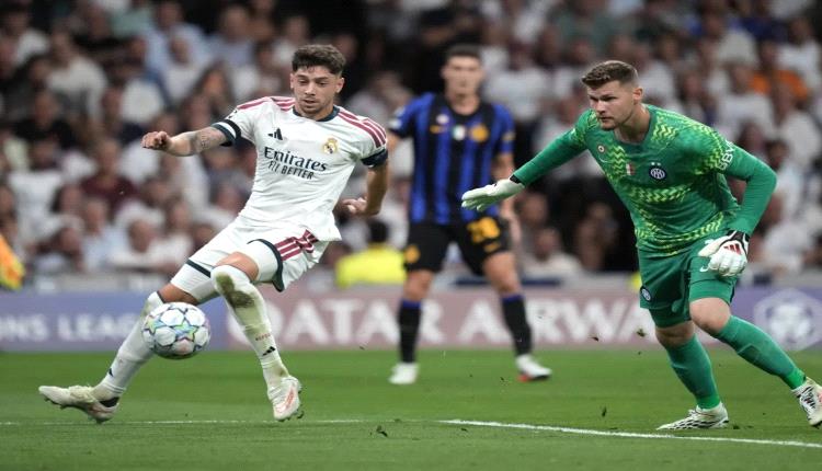 مبابي وفالفيردي يقودان ريال مدريد للفوز على إنتر ميلان في دوري أبطال أوروبا
