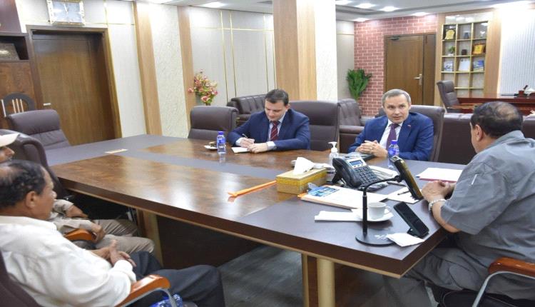 مدير أمن عدن يبحث مع مسؤول بالسفارة الروسية ترتيبات تأمين اقتراع المواطنين الروس