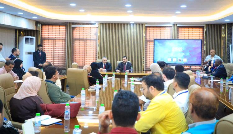 محافظ العاصمة عدن ووزير الشؤون الاجتماعية يبحثان مع «أوتشا» تنسيق الاستجابة لموجات النزوح