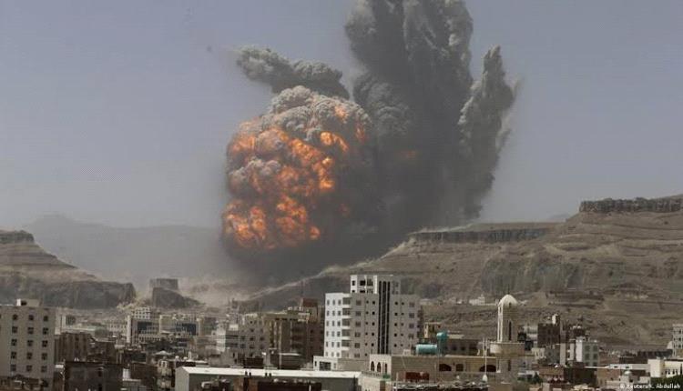 انفجار يهز غرب جبل المحشاش في عمران