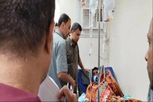 العزاني يتفقد جرحى القوات المسلحة في مستشفيات عدن ويؤكد استمرار رعايتهم