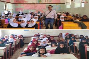 مدير تربية الحصين يتفقد عدداً من المدارس ويشيد بجهود الكوادر التعليمية