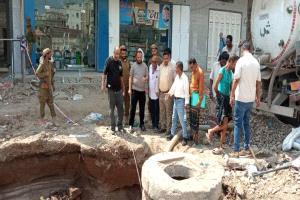 مدير عام المنصورة يتابع استكمال الخدمات في شارع الثلاثين
