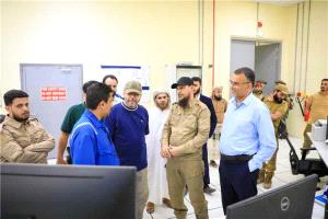 قيادة عدن تتفقد محطات الكهرباء وتتابع تجهيز محطة بقدرة 100 ميجاوات