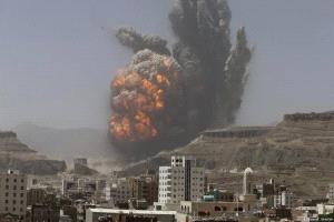 انفجار يهز غرب جبل المحشاش في عمران