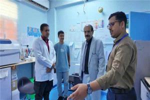 الدغاري يراجع سير تنفيذ مشروع الطاقة الشمسية بمختبرات الصحة في شبوة
