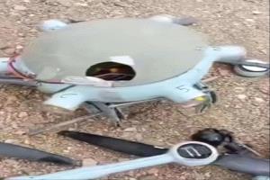 إسقاط مسيرة حوثية في جبهة كهبوب المطلة على باب المندب