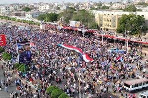 مليونية الجيش الجنوبي تؤكد التمسك بالقوات الجنوبية واستعادة الدولة