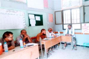 مدير تربية ميفعة يتابع أوضاع مدرسة الحضن ويوجّه بمعالجة أوجه القصور
