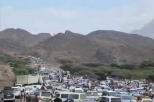 حشود من يافع وردفان تتجه إلى عدن للمشاركة في فعالية ذكرى تأسيس الجيش الجنوبي
