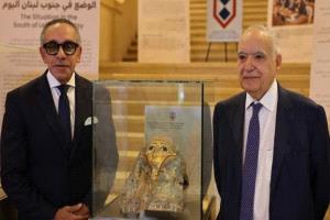 لبنان يعيد لمصر 37 قطعة أثرية فرعونية بعد ضبطها في بيروت