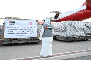 الإمارات ترسل طائرة إغاثية ثانية تحمل مساعدات إلى نيبال