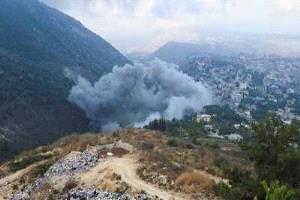 هزة أرضية جنوب لبنان تزامنا مع تفجيرات إسرائيل في علي الطاهر