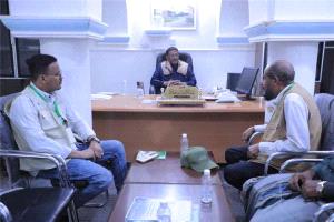 مدير عام تريم يبحث مع فريق مشروع سلاسل القيمة الزراعية التدخلات التنموية المقبلة