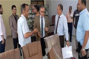 رئيس جامعة عدن يبحث تطوير برامج الإدارة الصحية والدراسات العليا
