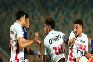 الزمالك يحسمها بثنائية أمام أبو قير ويتربع مؤقتًا على قمة الدوري