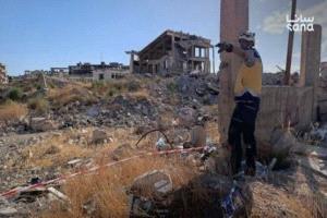انفجار مخلفات حرب في داريا يوقع قتيلًا ومصابًا