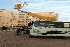 إنارة حديقة بالمنصورة بعد مطالبات الأهالي